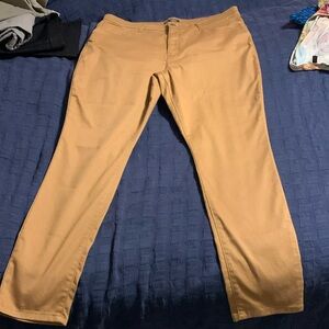 [Lee] Mid Rise Slim Fit Skinny Leg Rusty-brown pants